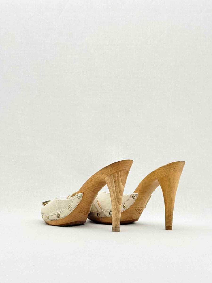 DIOR Lock Cream Size EU 37 Mules