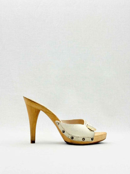 DIOR Lock Cream Size EU 37 Mules