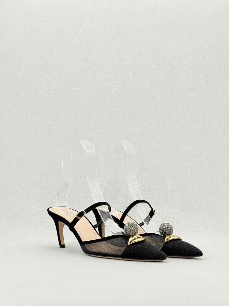 DIOR Mesh Lips Black Size EU 39 Pumps
