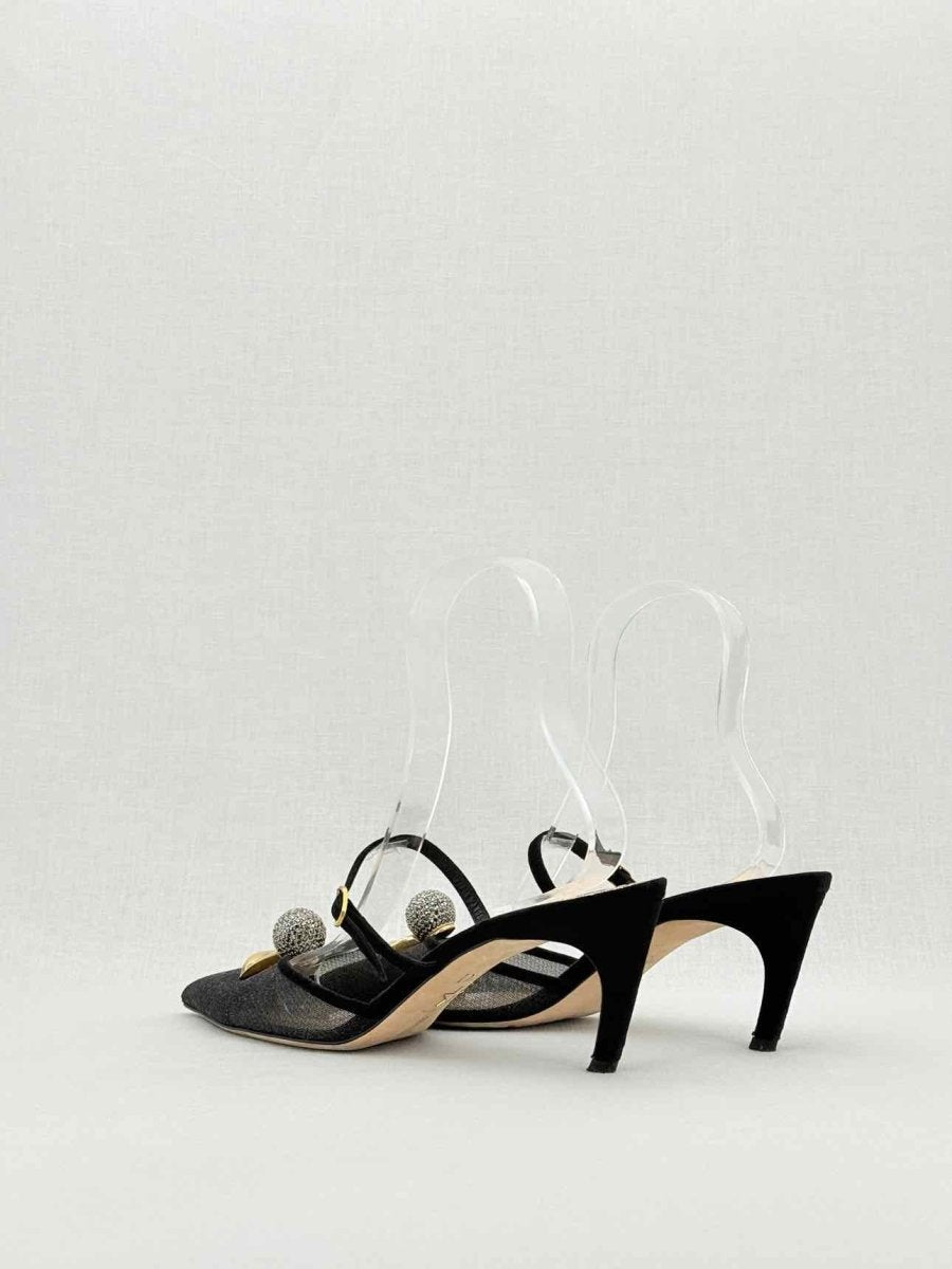 DIOR Mesh Lips Black Size EU 39 Pumps