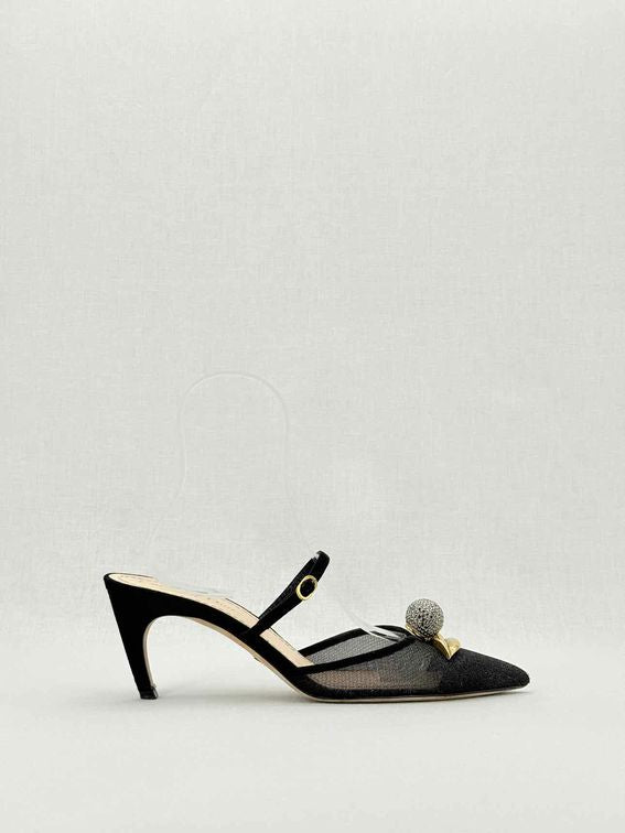 DIOR Mesh Lips Black Size EU 39 Pumps