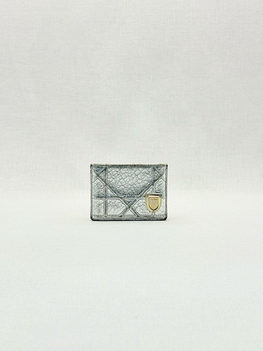 DIOR Silver Card Holder