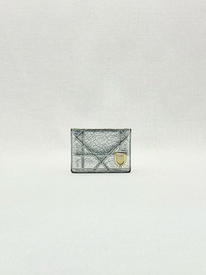 DIOR Silver Card Holder