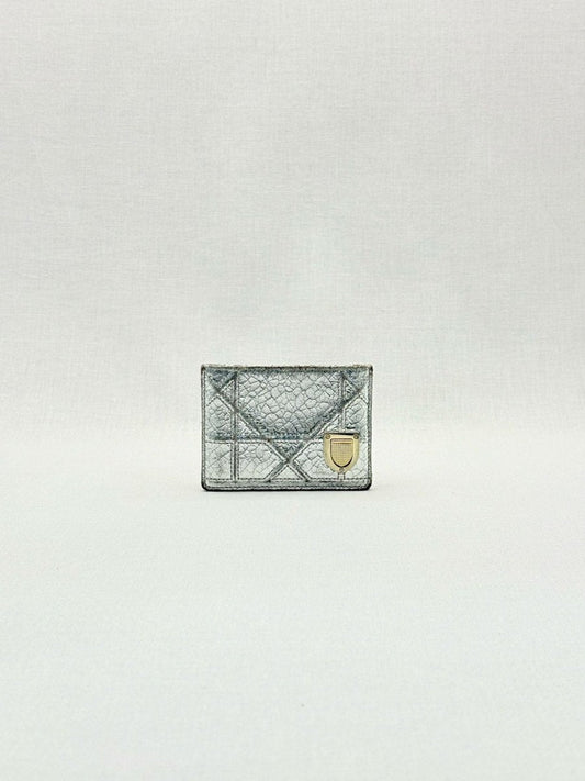 DIOR Silver Card Holder