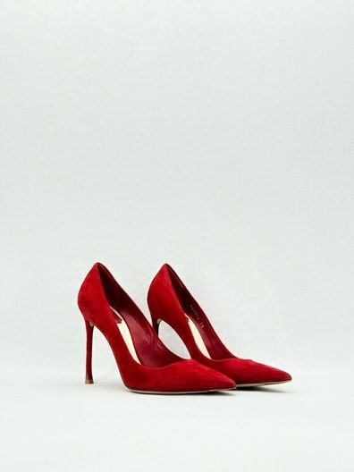 DIOR Suede Red Size EU 38 Pumps
