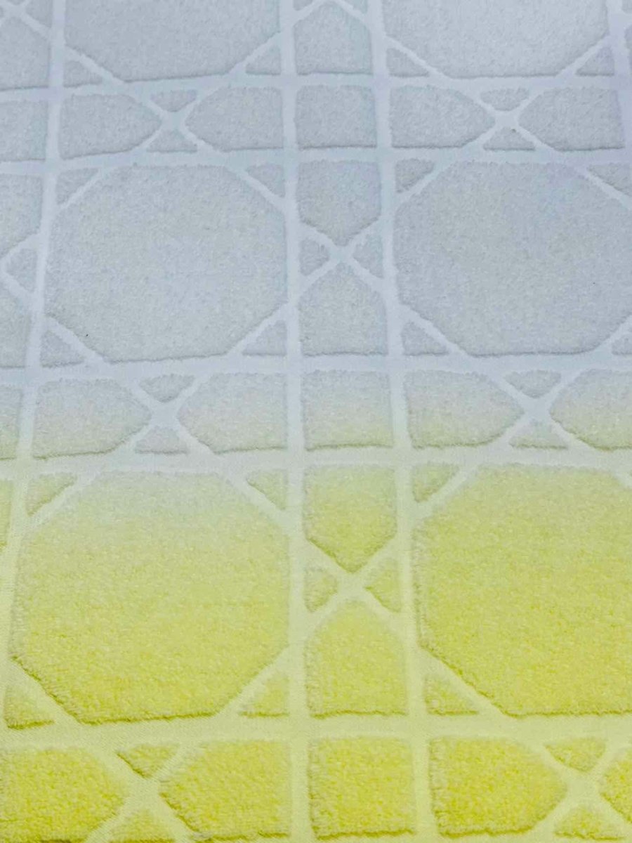 DIOR White & Yellow Ombre Size 13A Shirt