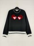 FENDI Bug Eye Black Multicolor Size US 8 Sweatshirt