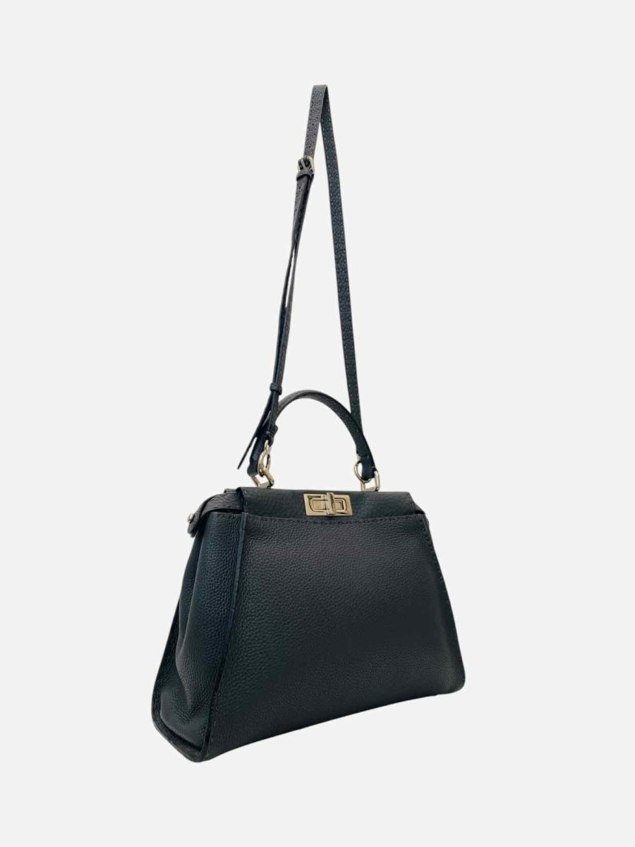 FENDI Peekaboo Grey Top Handle