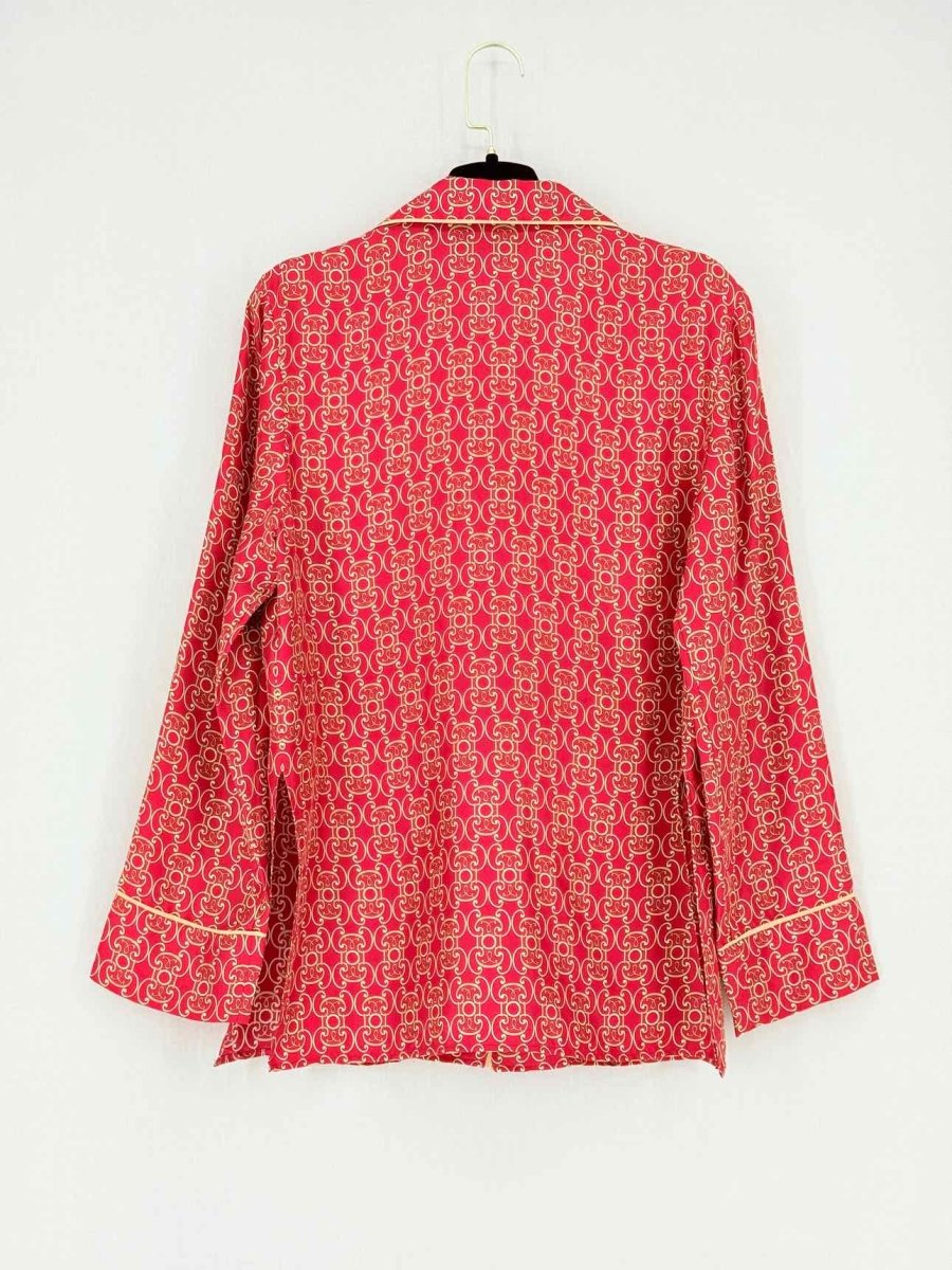 FENDI Red Multicolor Printed Size US 2 Shirt