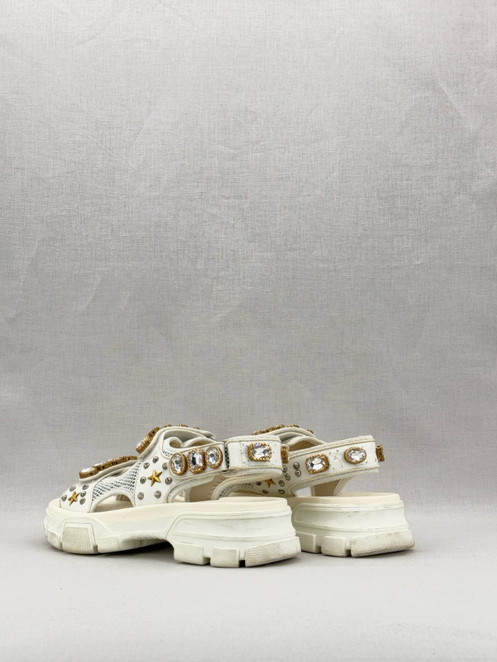 GUCCI Aguru White Size EU 41 Sandals