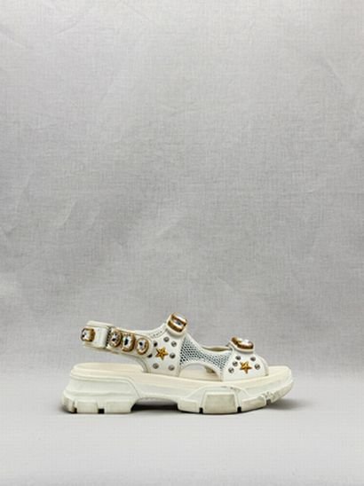 GUCCI Aguru White Size EU 41 Sandals