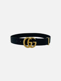 GUCCI Black GG Belt