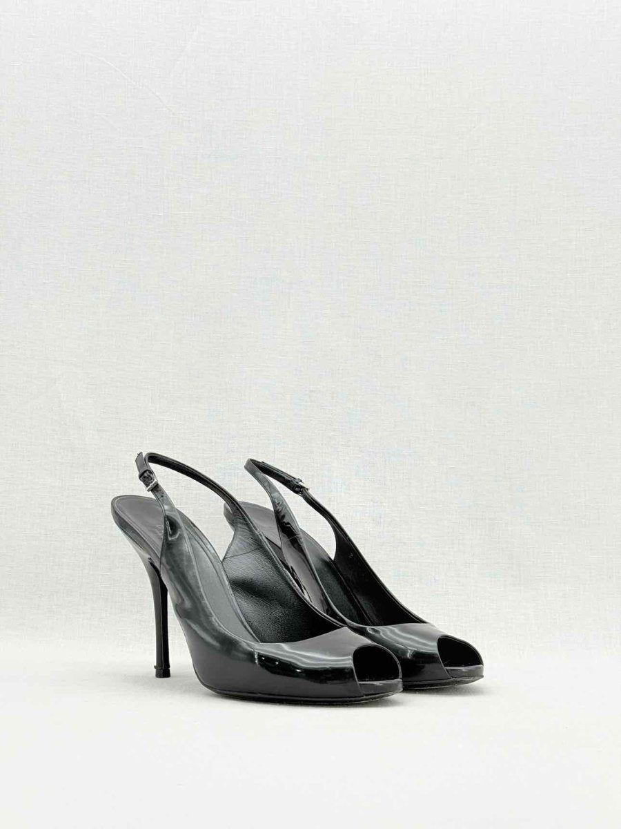 GUCCI Black Size EU 38.5 Slingbacks