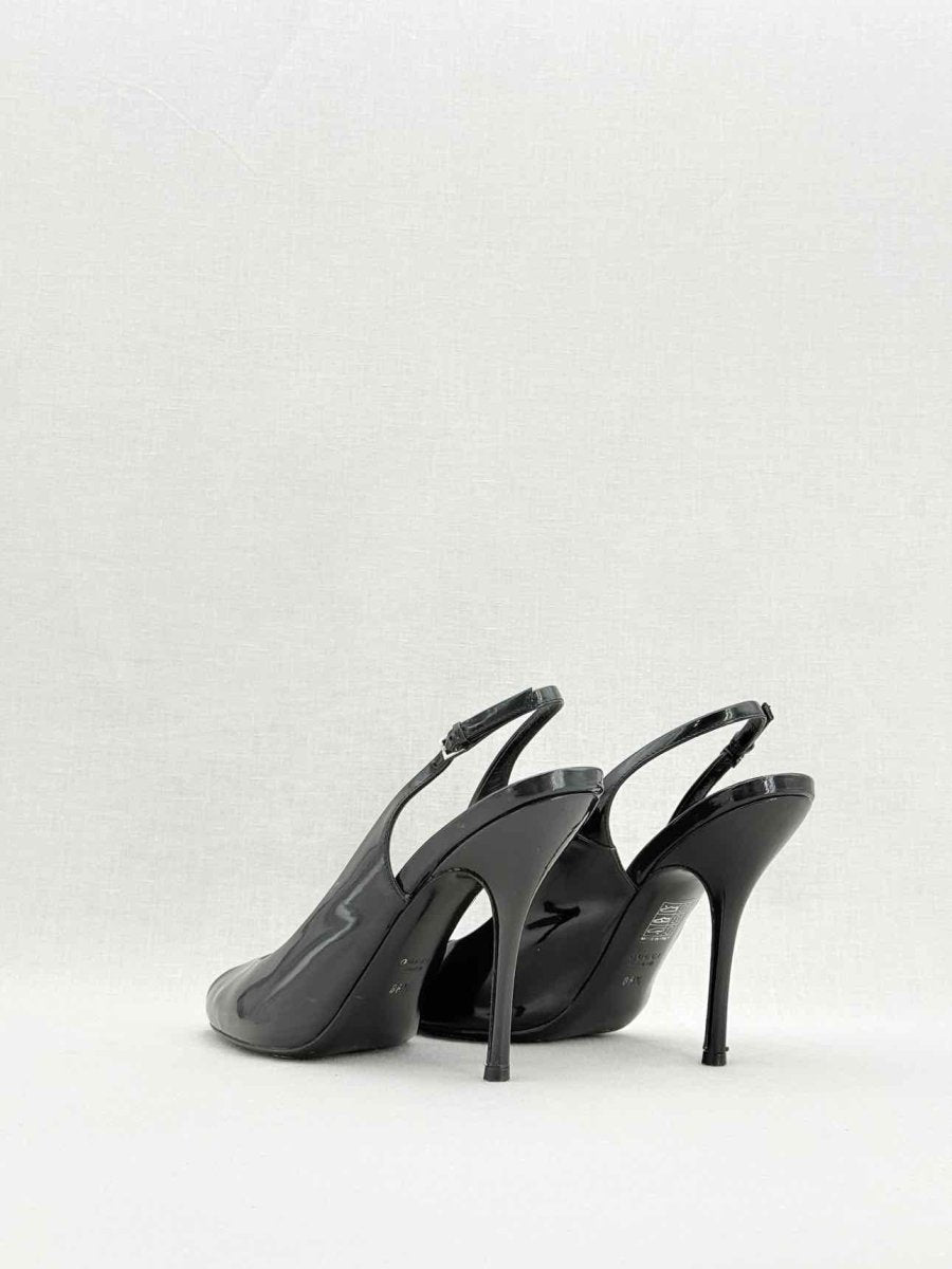 GUCCI Black Size EU 38.5 Slingbacks