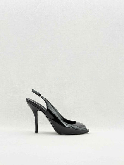 GUCCI Black Size EU 38.5 Slingbacks