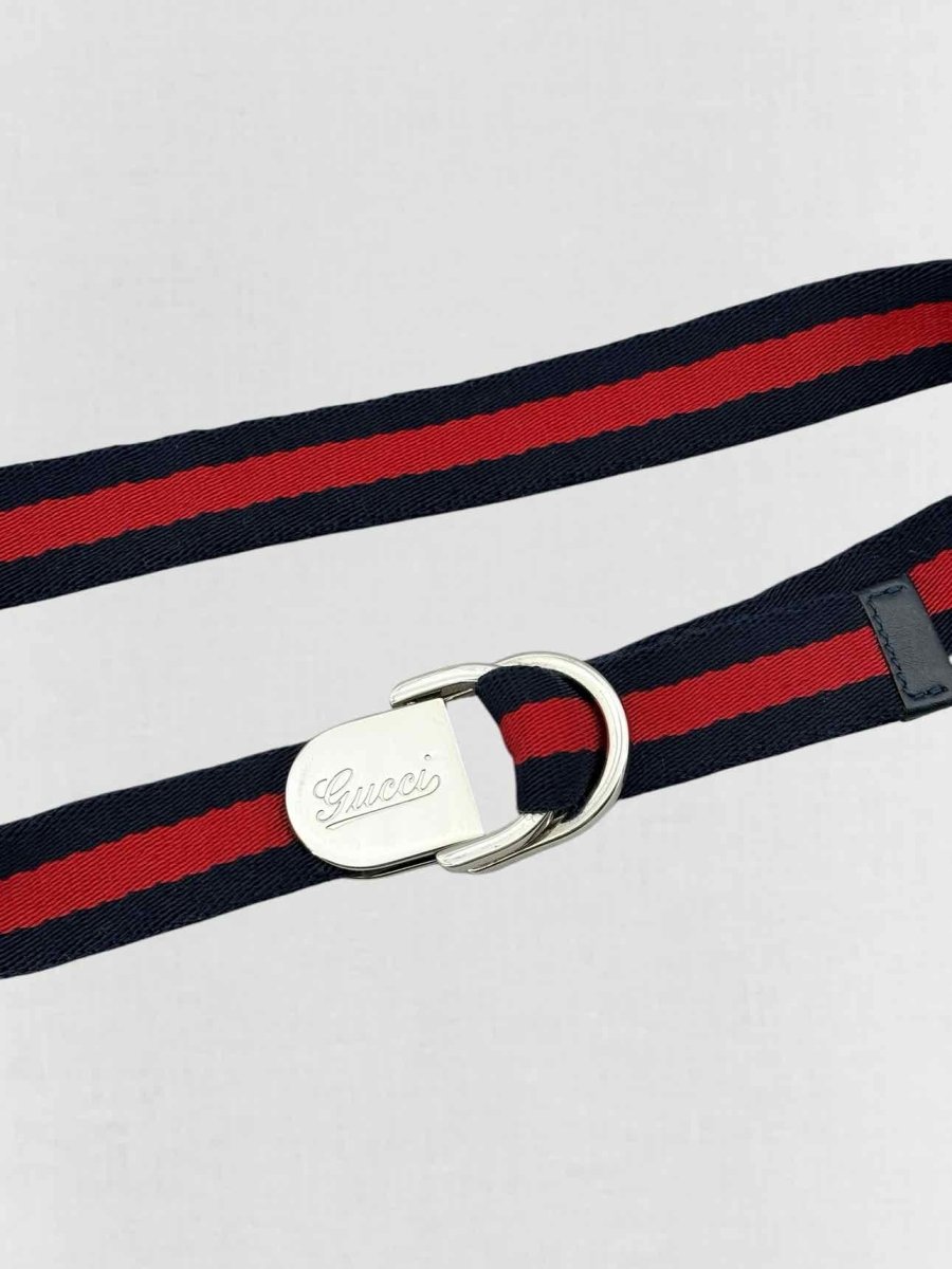GUCCI Blue & Red Belt