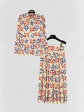GUCCI Cream Multicolor Printed Size US 2 Outfit Set