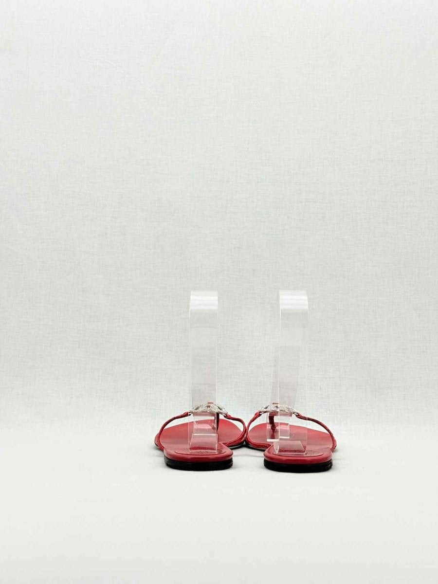 GUCCI Double G Red Size EU 38.5 Flats