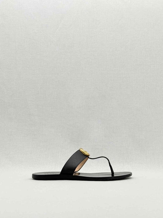 GUCCI GG Black Size EU 37.5 Flats