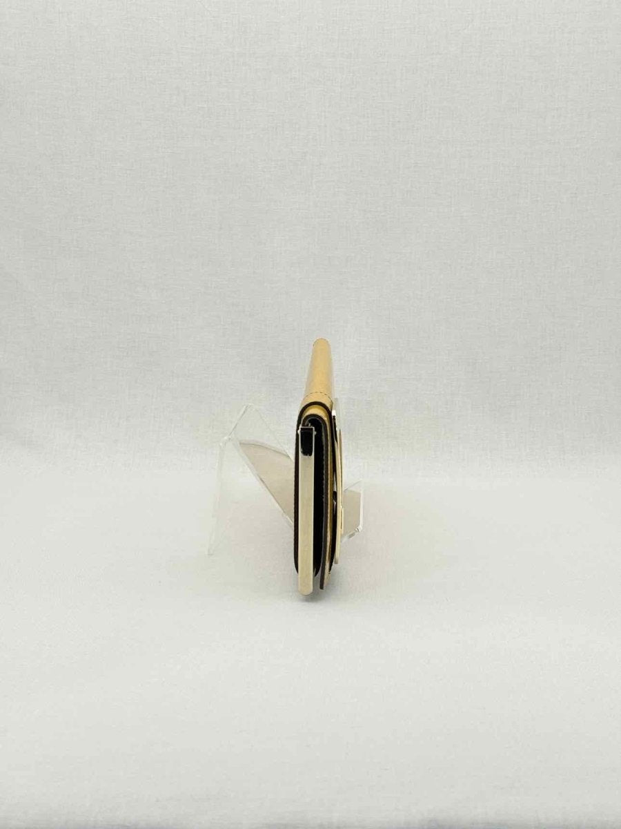 GUCCI GG Romy Gold Clutch