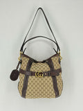 GUCCI GG Running Brown & Beige GG Hobo bag