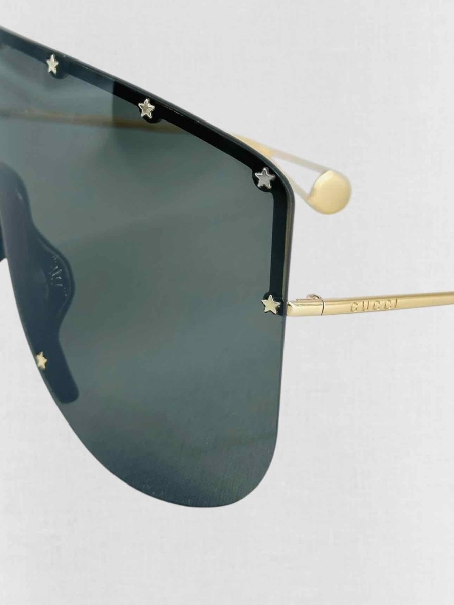 GUCCI Gold Tone Sunglasses