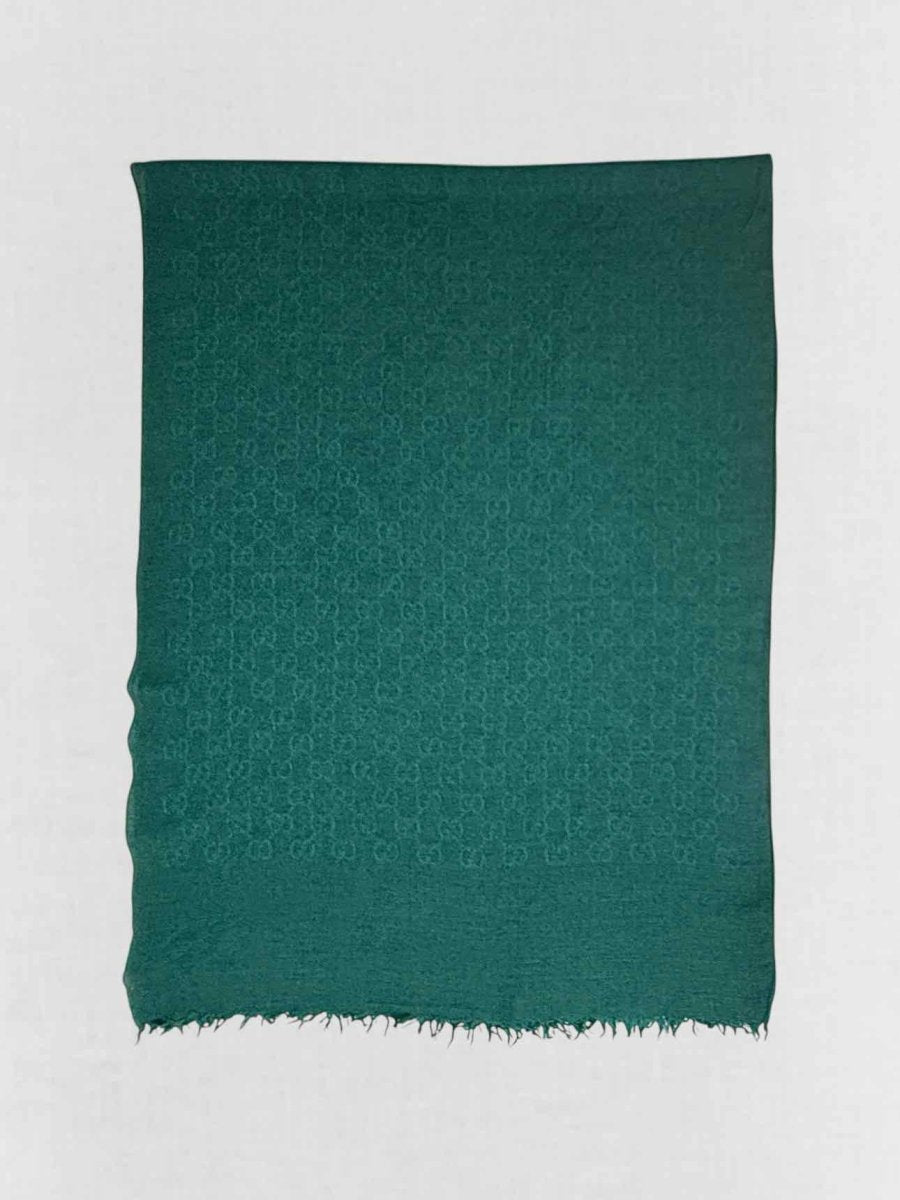 GUCCI Green GG Scarf