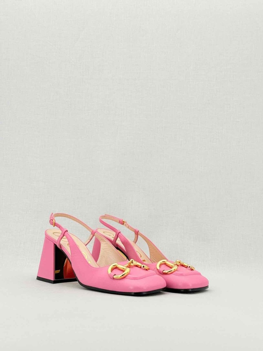 GUCCI Horsebit Pink Size EU 36.5 Slingbacks