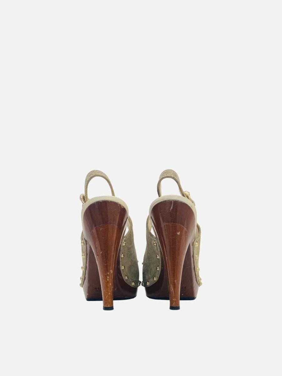 GUCCI Loafer Clog Grey Size EU 39 Slingbacks