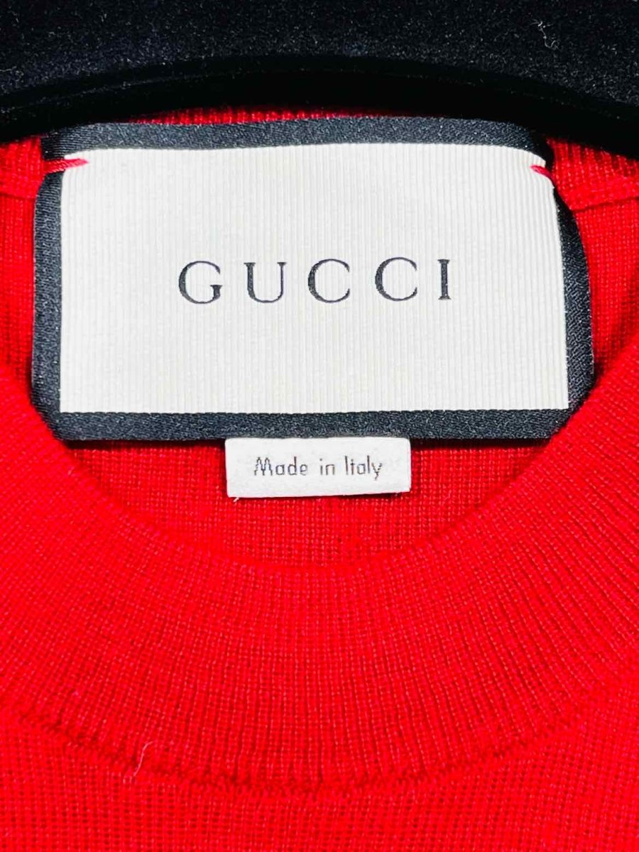 GUCCI Red Multicolor Size Large Top