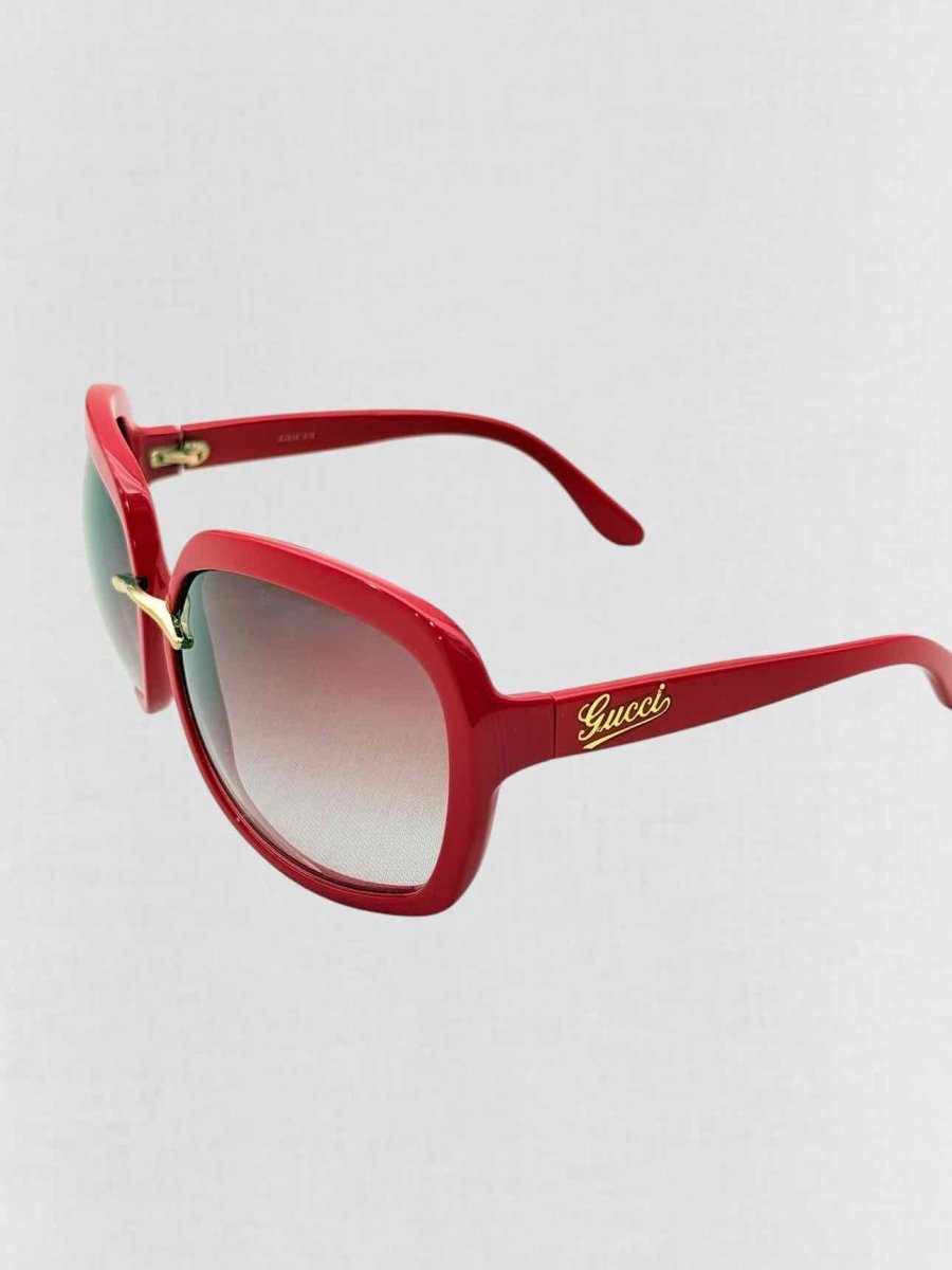 GUCCI Red Sunglasses