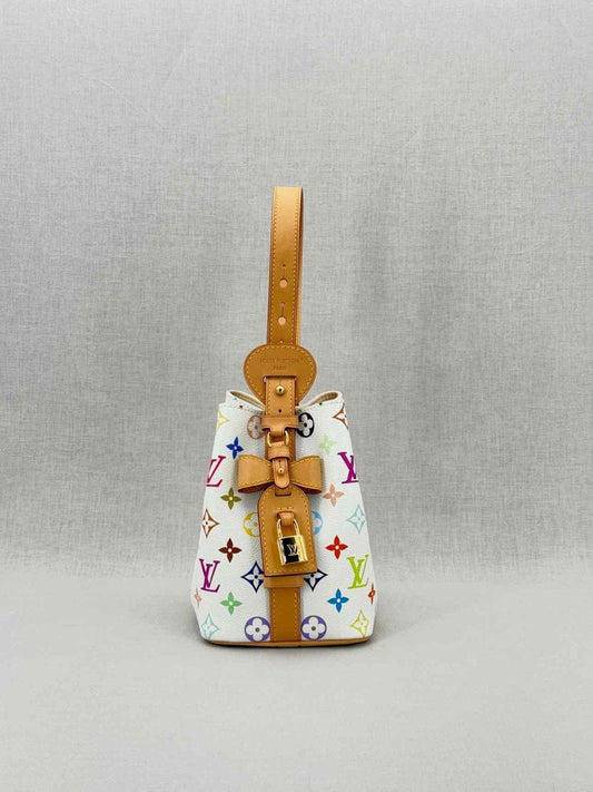 LOUIS VUITTON All in BB White Multicolor Top Handle