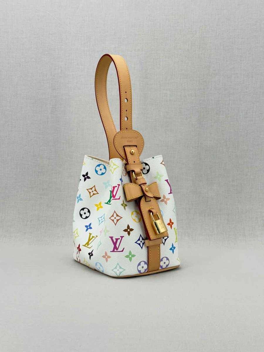 LOUIS VUITTON All in BB White Multicolor Top Handle
