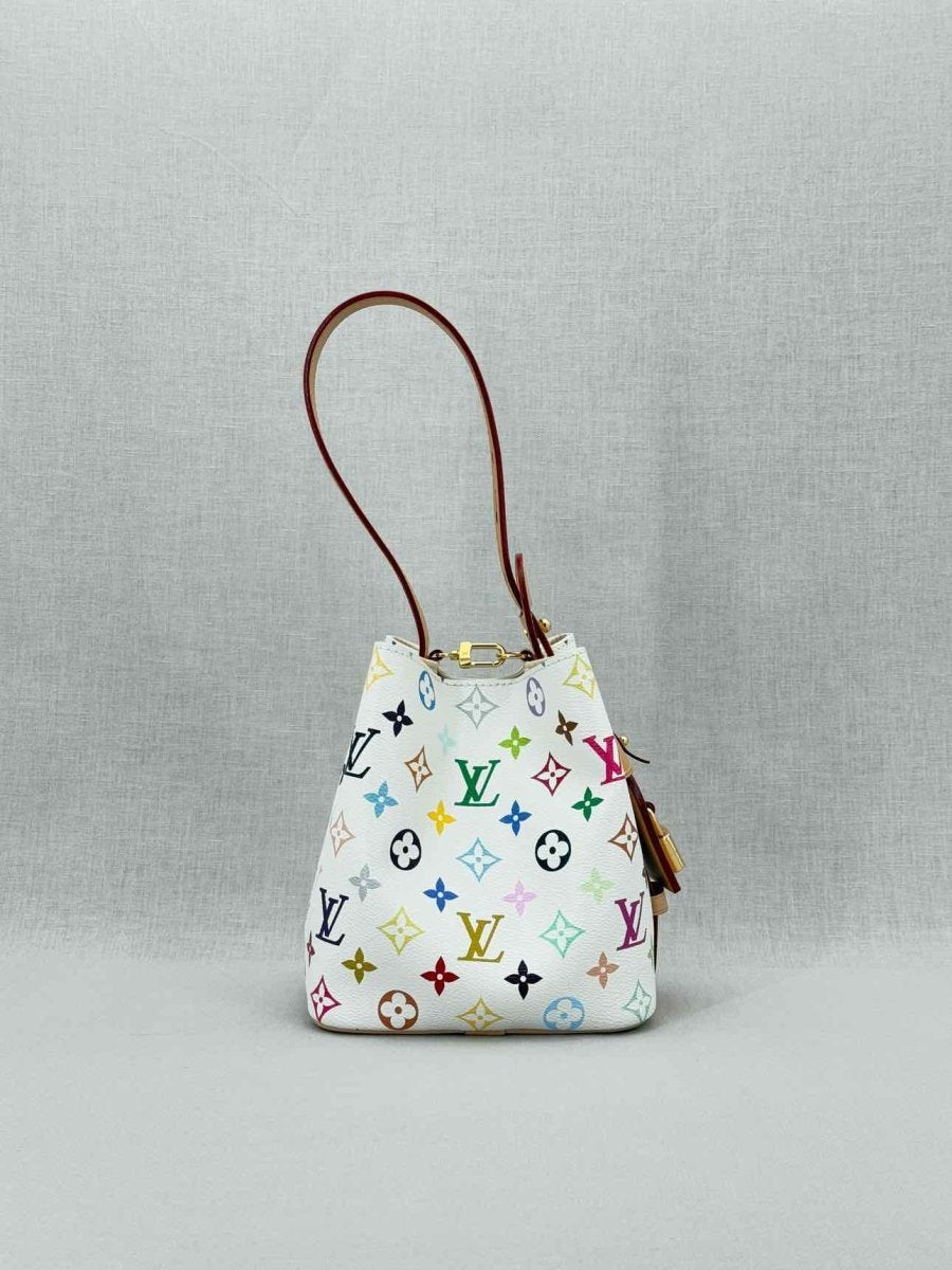 LOUIS VUITTON All in BB White Multicolor Top Handle