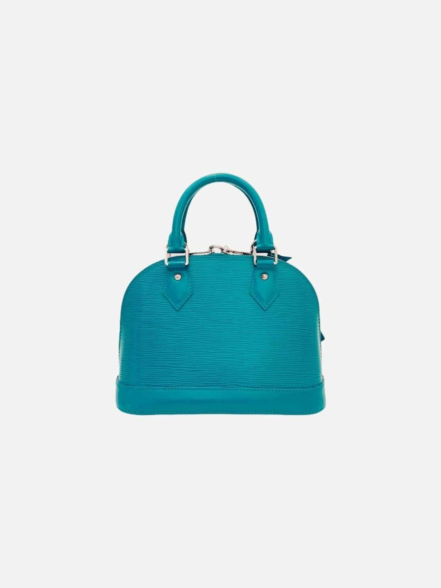 LOUIS VUITTON Alma BB Blue Shoulder Bag