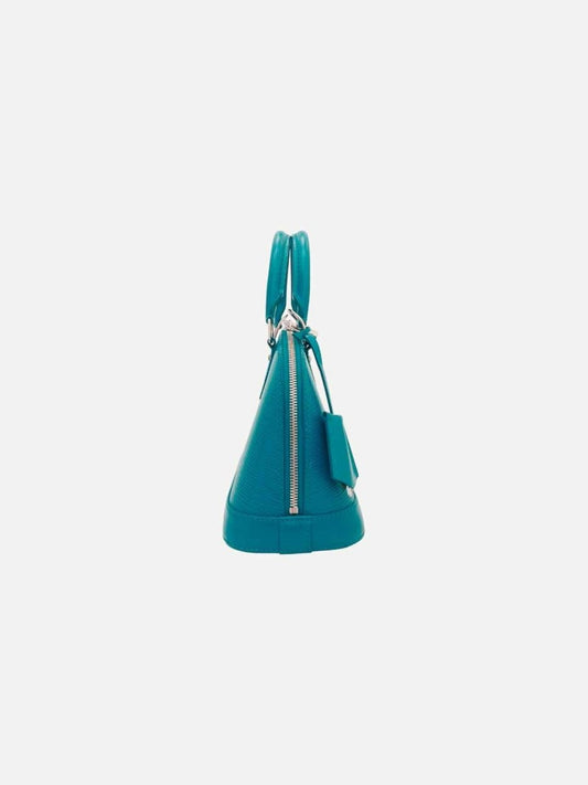 LOUIS VUITTON Alma BB Blue Shoulder Bag