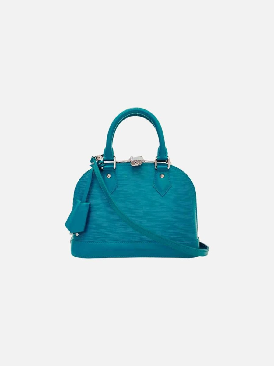 LOUIS VUITTON Alma BB Blue Shoulder Bag