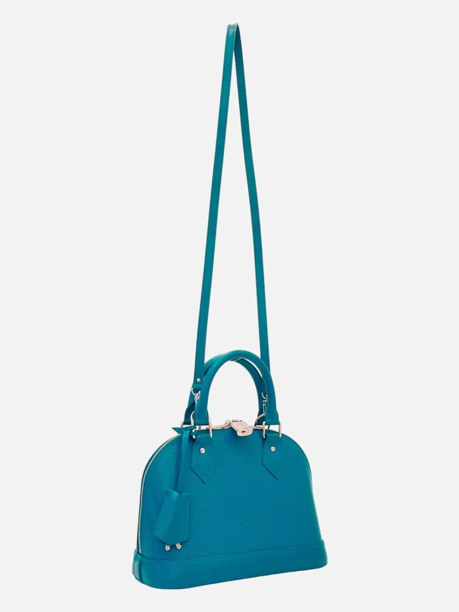 LOUIS VUITTON Alma BB Blue Shoulder Bag