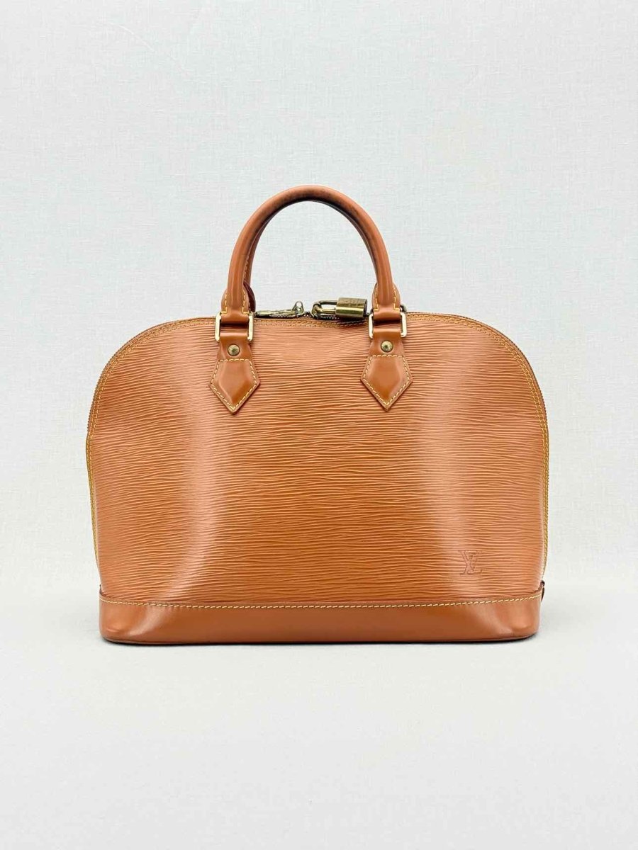 LOUIS VUITTON Alma Camel Top Handle