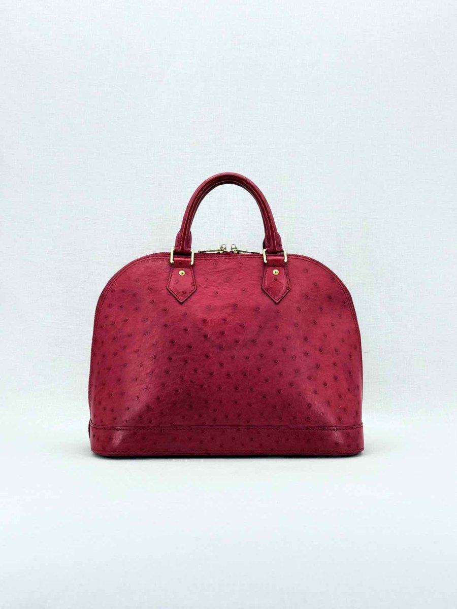 LOUIS VUITTON Alma Ruby Red Top Handle