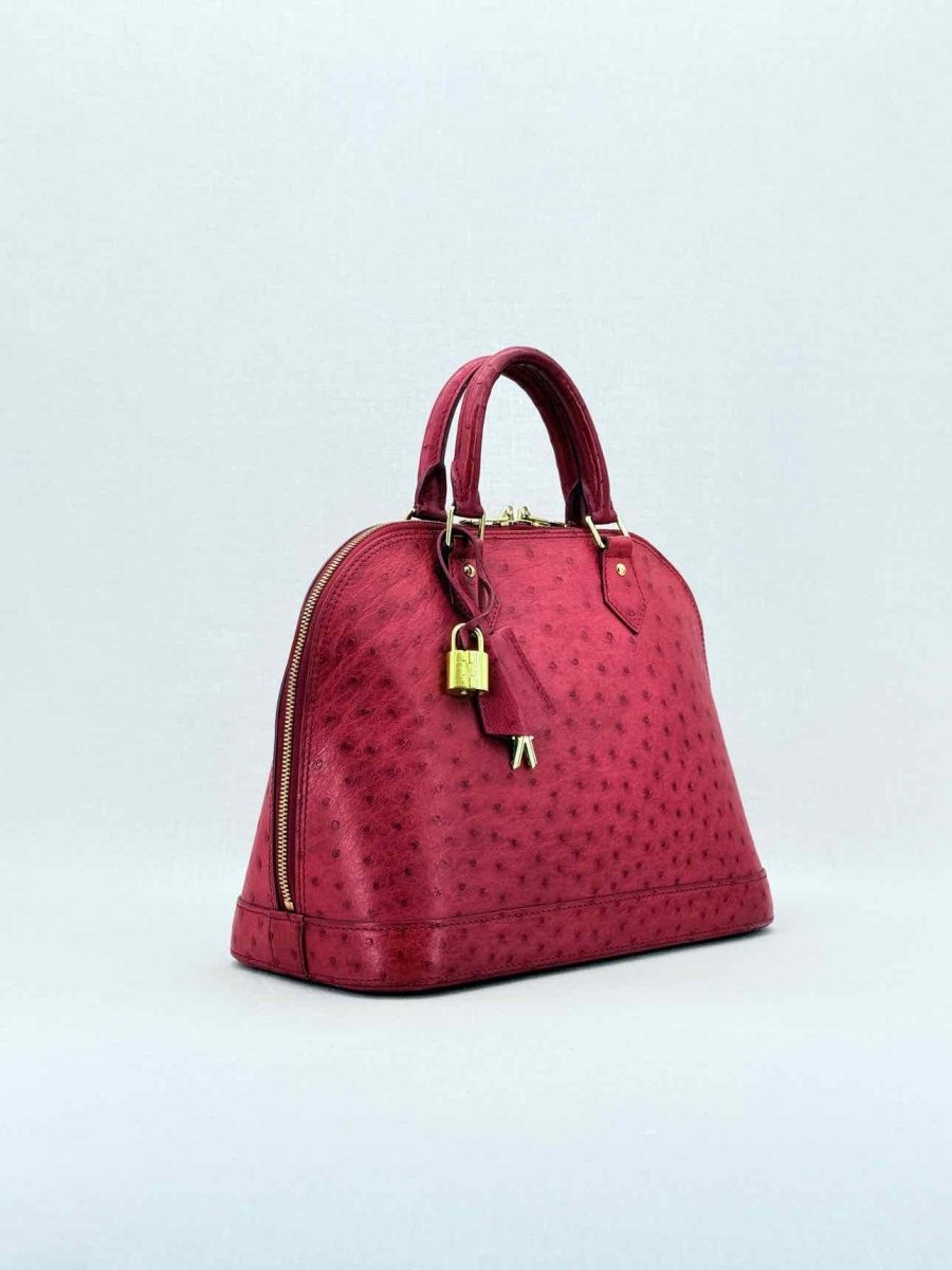 LOUIS VUITTON Alma Ruby Red Top Handle