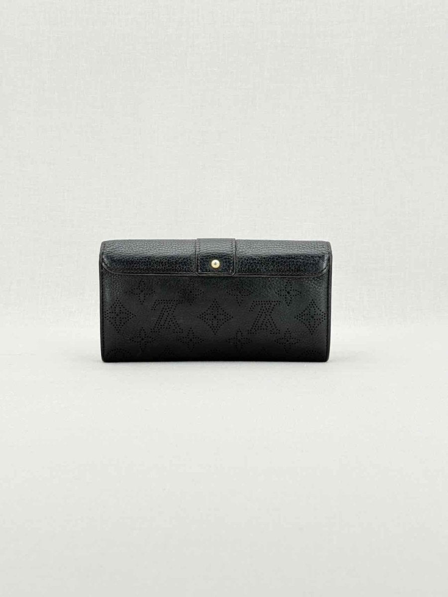 LOUIS VUITTON Black Monogram Continental Wallet