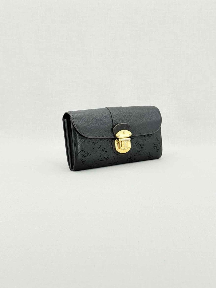LOUIS VUITTON Black Monogram Continental Wallet