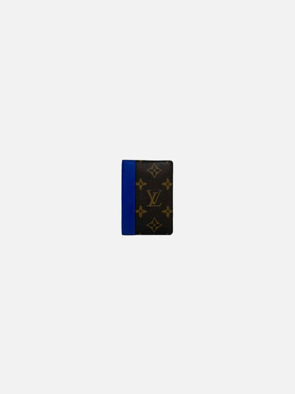 LOUIS VUITTON Blue Monogram Men's Pocket Organizer