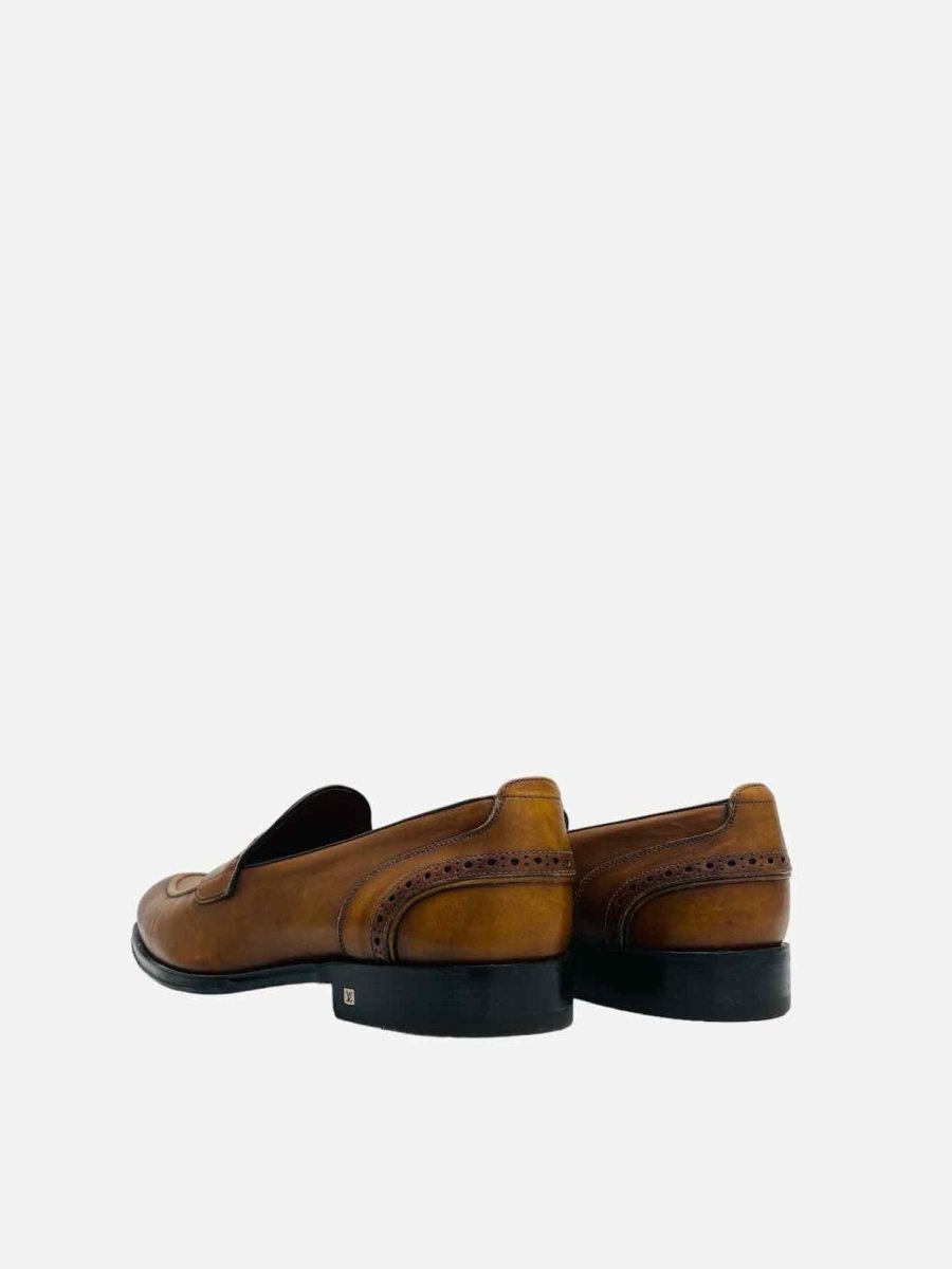 LOUIS VUITTON Brown Size EU 44 Loafers