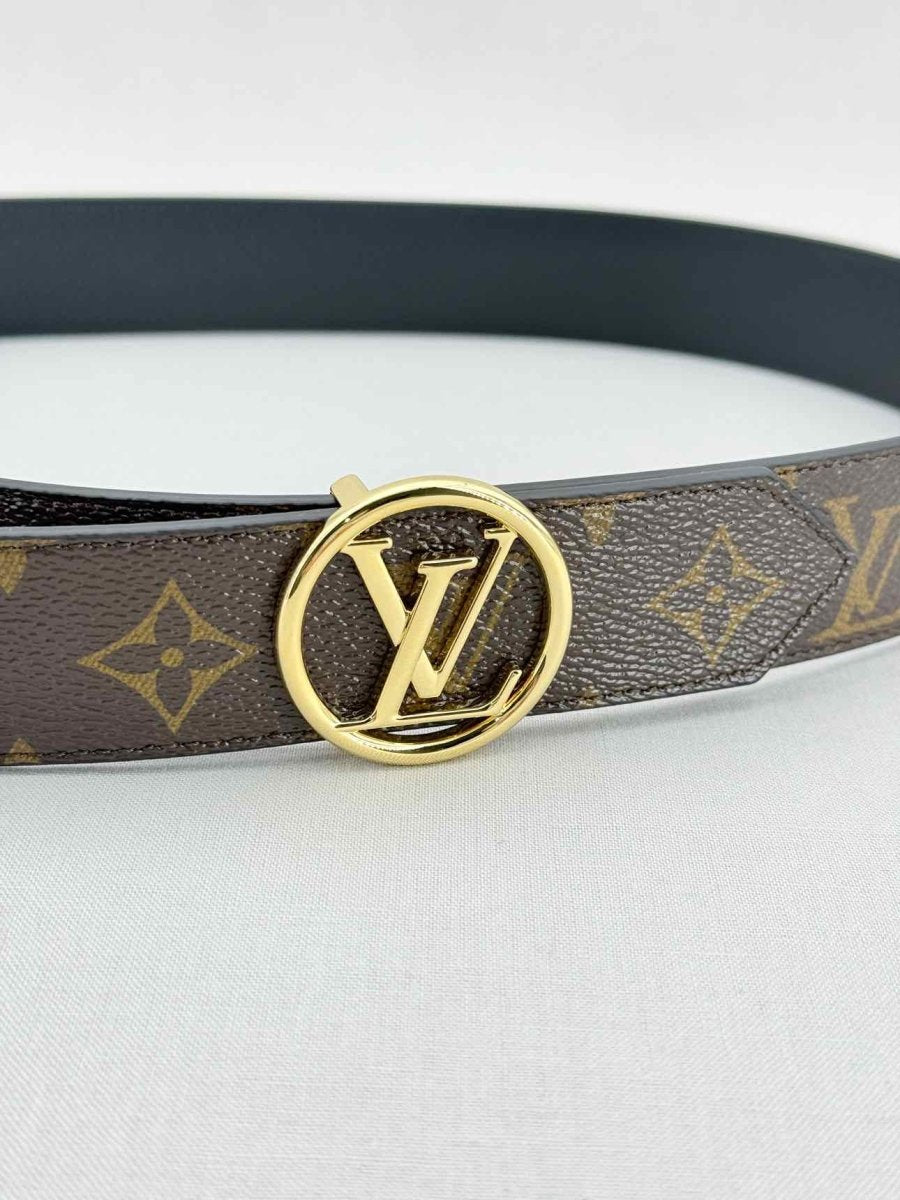 LOUIS VUITTON Brown Monogram Belt