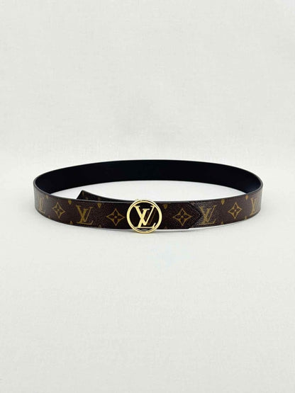 LOUIS VUITTON Brown Monogram Belt