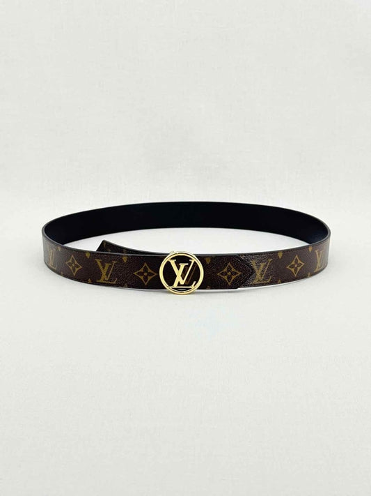 LOUIS VUITTON Brown Monogram Belt