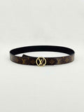 LOUIS VUITTON Brown Monogram Belt