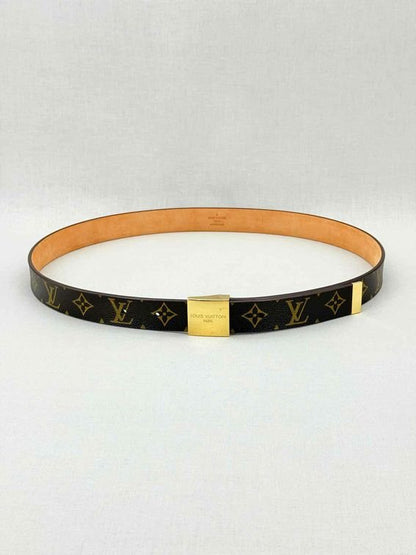 LOUIS VUITTON Brown Monogram Belt